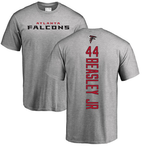 Atlanta Falcons Men Ash Vic Beasley Backer NFL Football #44 T Shirt->atlanta falcons->NFL Jersey